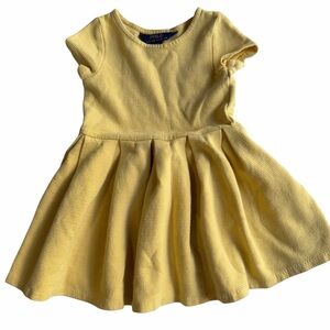 Polo Ralph Lauren Little Girls Pleated Ottoman-Rib Dress